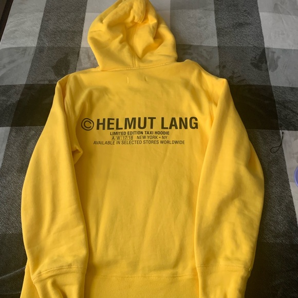 Helmut Lang Yellow Hoodie - Picture 2 of 6
